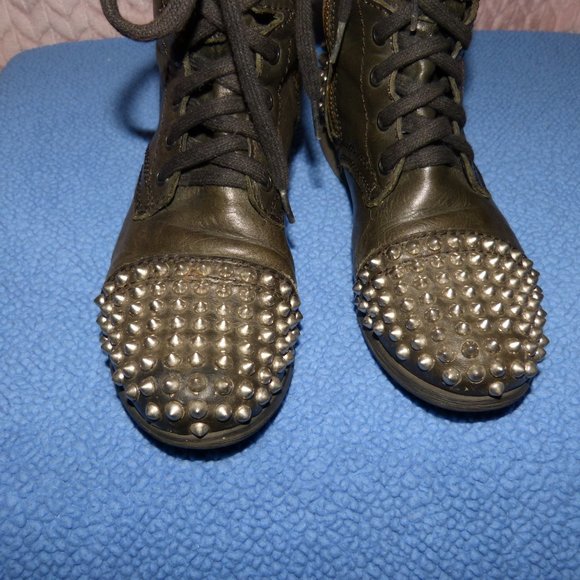 STEVE MADDEN TARNNEY LEATHER BOOTS SZ 6.5M - Picture 8 of 11